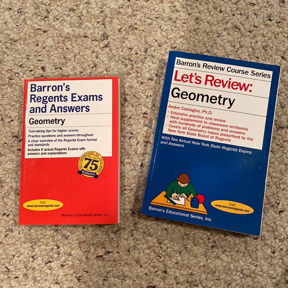 Barrons Geometry Review Set